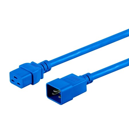 Monoprice Heavy Duty Extension Cord - IEC 60320 C20 to IEC 60320 C19_ 12AWG_ 20A 33641